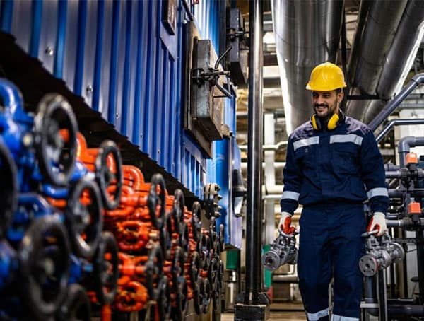 Instalación industrial mantenida por G.D.M. en España